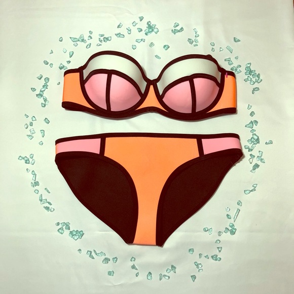 triangl swimwear Other - Triangl Womens Pink Bikini Swimwear  100% Neoprene